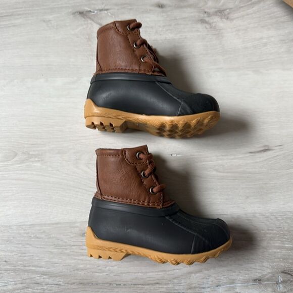 SPERRY Port Boot boys tan/brown 6M NWT in box - Picture 9 of 12